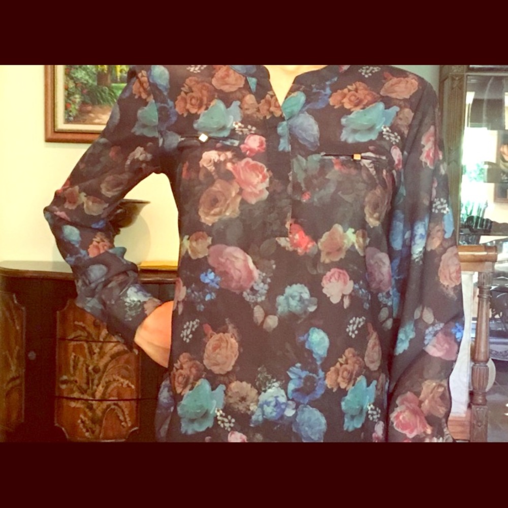 Mossino Flower Blouse
